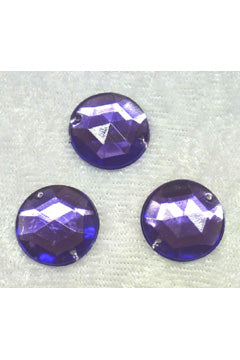 Aufnäh-Steine 15mm Purple Stück