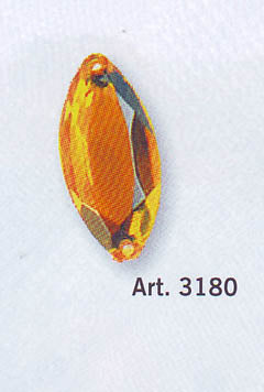 Aufnähspitzsteine 9 x 18 mm 12 verschiedene Farben
