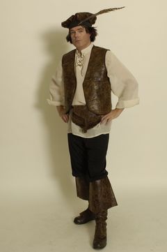 Cowboy-Weste Antikleder – Stiefel