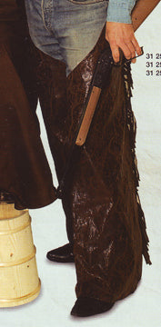 Chaps (Cowboy) Antik-Leder-Look
