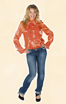 Bluse Damen orange