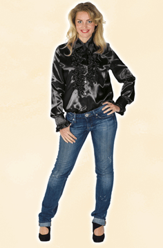 Bluse Damen schwarz