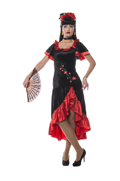 Spanische Rose – Kleid