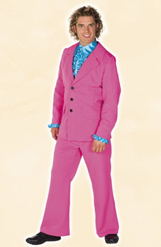 Disco Anzug pink 48