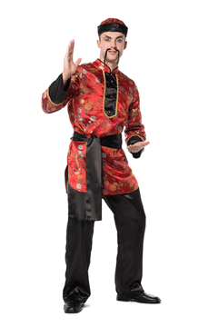 Chinesische Herr rot