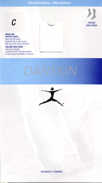 Danskin-Profi-Tanz-Strumpfhosen f Kinder Tod-Large NEU USA