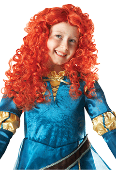 Merida Kinder Perücke