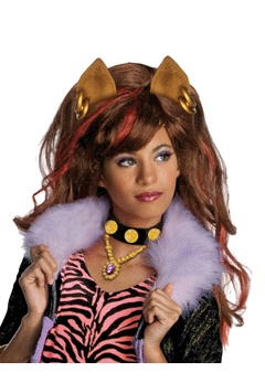 Clawdeen Wolf mit Ohren Perücke Erw