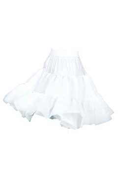 Petticoat knielang,weiß