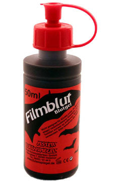 Filmblut/Blut-Gel dunkel 50ml TV-Film Theaterqualität in Dosierflasche