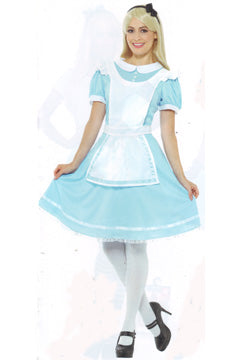 Prinzesinnen Wunder blau (Kleid,Schürze,Stirnband) S