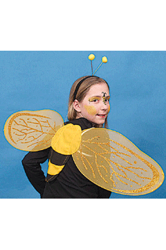 Bienen-Set (Haarreif,Flügel)