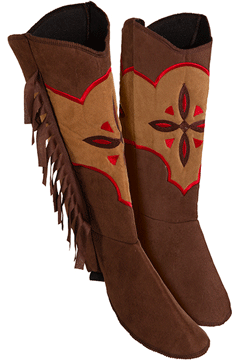 Cowboy-Gamaschen,braun