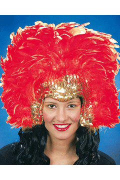 Rio-Kopfschmuck,gold-rot A