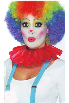 Clown Halskrause pink