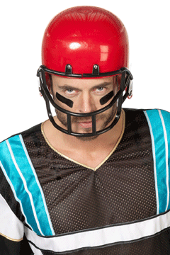 American Football Helm rot
