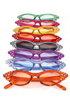 Brille Diva,rot