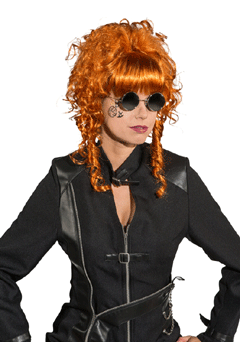 Brille Steampunk silber – Perücke