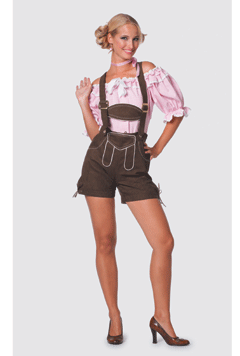 Bayernhose de luxe Damen braun