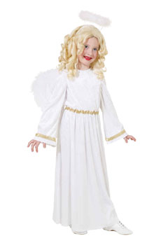 Engel,weiß-gold (Kleid)
