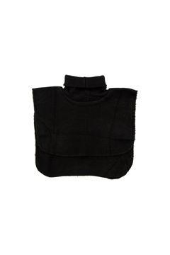 Gestrickter Kragen schwarz