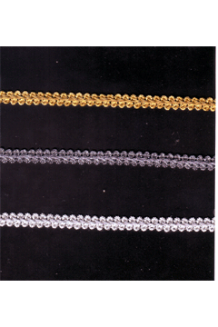 Brokat - Borte 8 mm breit 4 versch Farben