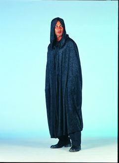 Cape lang Pansamt schwarz