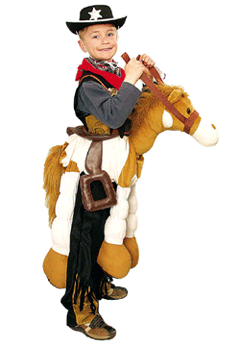 Pony m Sattel