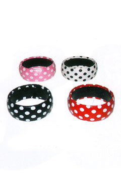 Armband rot mit Punkten