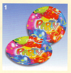8 Teller (Ballon Party)
