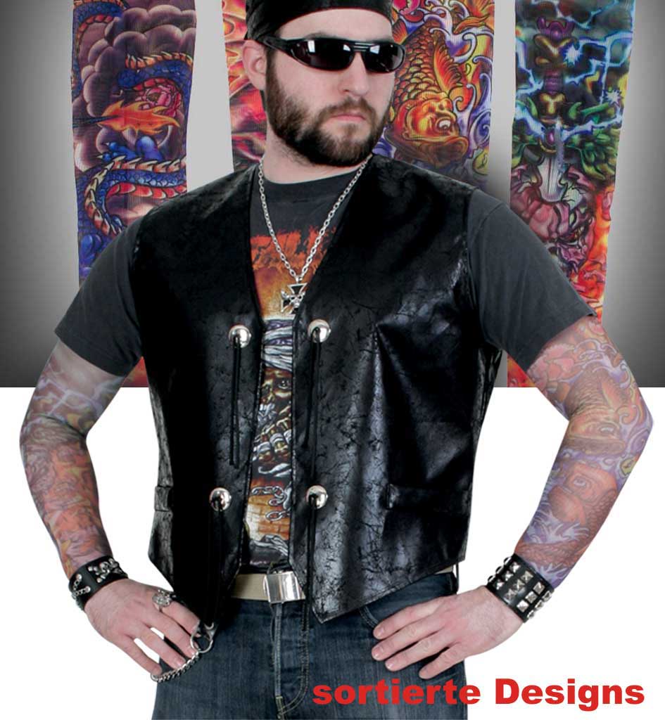 Tattoo-Arm sortierte Designs Inhalt: 1 Ärmel