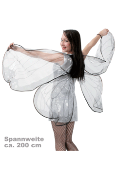 Nachtfalterflügel ca 200 cm Breite
