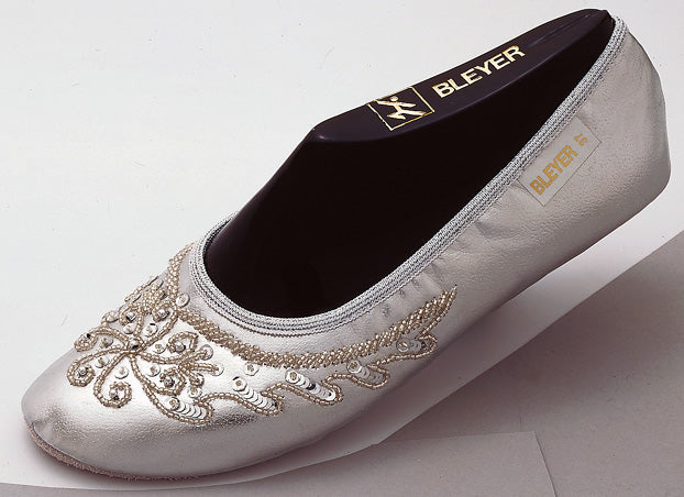 Bauchtanz Schuhe (Pailletti) Rauhl silber
