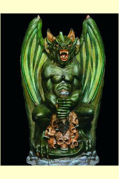 Gotik Dämon Statue 45 x 81 cm
