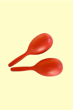 2 Samba-Kügeln oval Plastik
