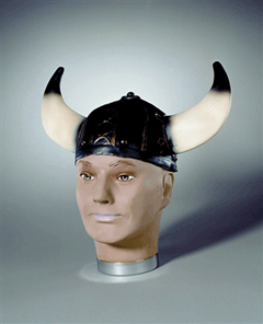 Wikingerhelm Latex m Hörner
