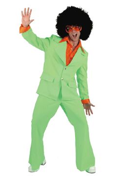 Neon Anzug,neongrün (Jacke,Hose)