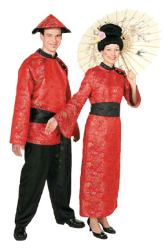Chinese (Oberteil,Hose,Gürtel)
