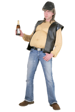Bierbauch (Weste,Mütze,T-Shirt)