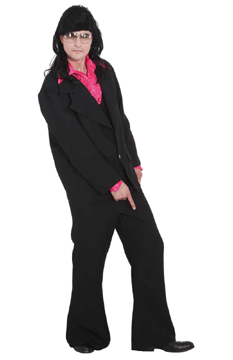 Partyman,schwarz (Weste,Jacke,Hose)