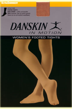 Danskin - Profi-Tanz-Strumpfhosen ohne Fuß light toast A - D