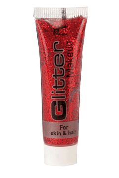 Action-Gel Glitter 20ml rot