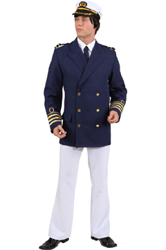Admiral-Jacke blau