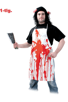 Blut Schürze M/L – Perücke