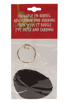 Augenklappe mit Ohring