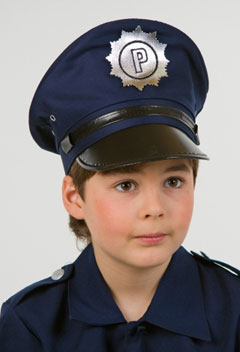 Polizeimütze blau