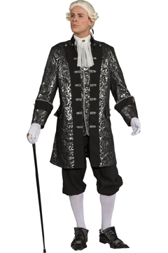 Brokatjacke schwarz/silber