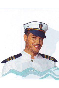 Captain Jody weiß mit Anker