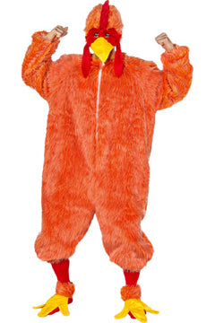 Crazy Chicken orange (Overall,Kopfbedeckung,Fußstulpen) unisize