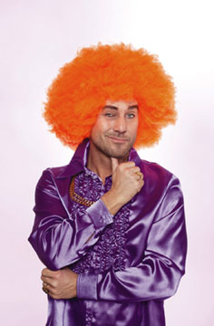 AFRO neon orange